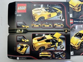 LEGO Racers Lamborghini Spyder 2in1 Coupe 8169 Ages 9-14