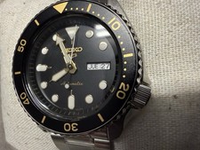 Seiko Men's 5 sports Automatic Black Dial Watch - SRPD57K1 NEW 4