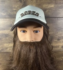 Brown And White Rodeo Snap Back Adjustable Hat Fast And Safe Shipping
