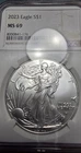 2023 Silver Eagle $1 NGC MS 69 1 oz Silver
