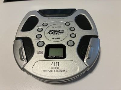 Panasonic SL-SW850 Shock Wave Metal S-XBS Portable CD Player | eBay
