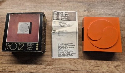 Vintage SEKO LT RIO 12 Türgong Orange Space Age 70er NOS unbenutzt mit OVP