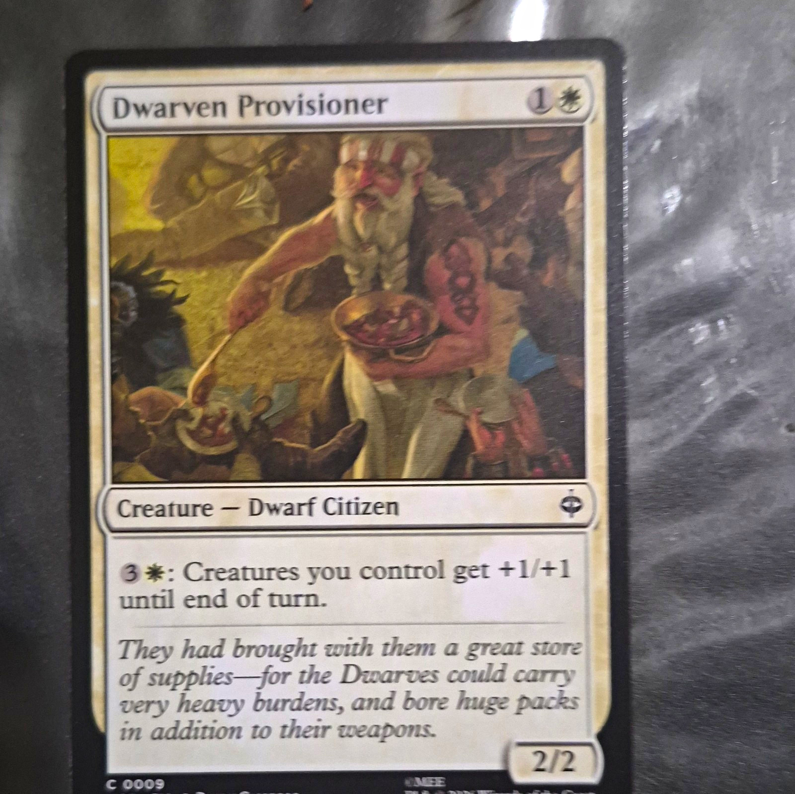 Magic: The Gathering Dwarven Provisioner #9 White Common Regular Creature 2/2