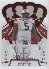 2020 Panini Chronicles Draft Picks Crown Royale Mirror Red Derrick Brown #4 n3t