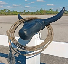 Roping Dummy Steer Head & Classic Lariat