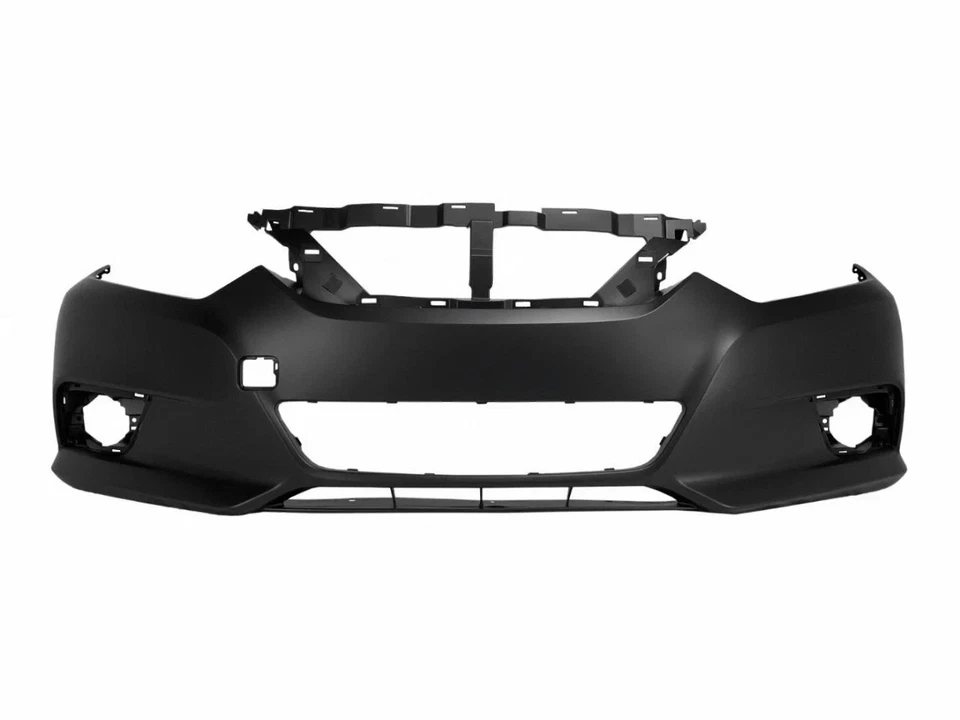 Front Bumper Cover Fascia & Fog Light Assembly Kit For 2016-2018 Nissan Altima Foto 2 de 4