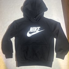 NIKE Youth Black Fleece Hoodie Sweatshirt NWOT Size 4T