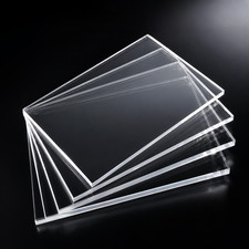 Clear Acrylic Perspex Laser Cut Sheet Various Custom Cut to Your Size