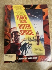 Plan 9 From Outer Space Floppy Disk PC Game - Konami Never Used 