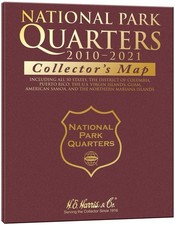 National Park Quarter Collector's Map by Whitman Publishing