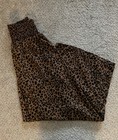 Sienna Sky Leopard print wide-leg smocked waist trousers Women’s Size Large GC+ — photo 1
