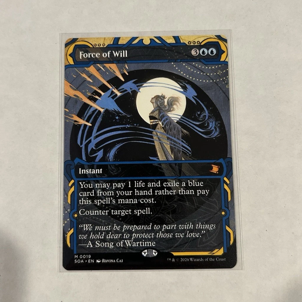 Force of Will Near Mint or Better Individual Trading Card Games