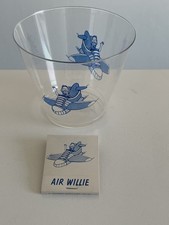 Willie Nelson Personal Corporate Jet Matchbook & Plastic Cup from “Air Willie”