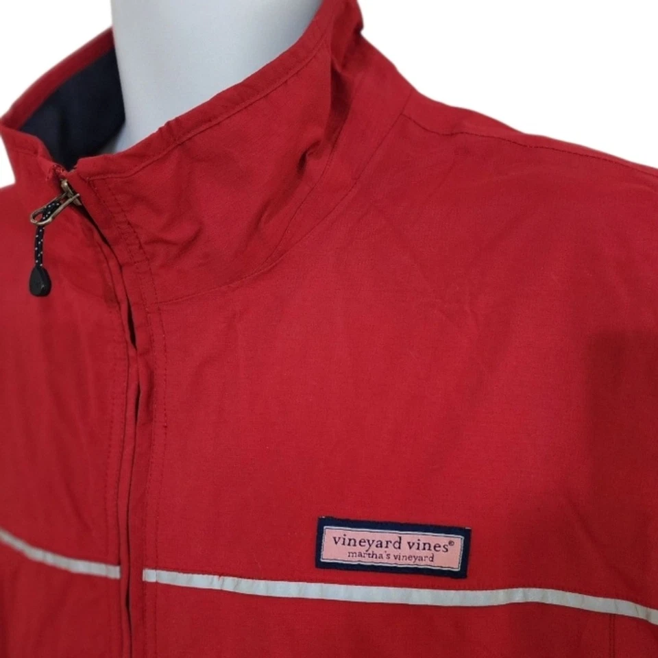 Vineyard Vines Nor'easter Fleece Lined Reflective Nylon Vest Outerwear - Men's - Image 2 of 4