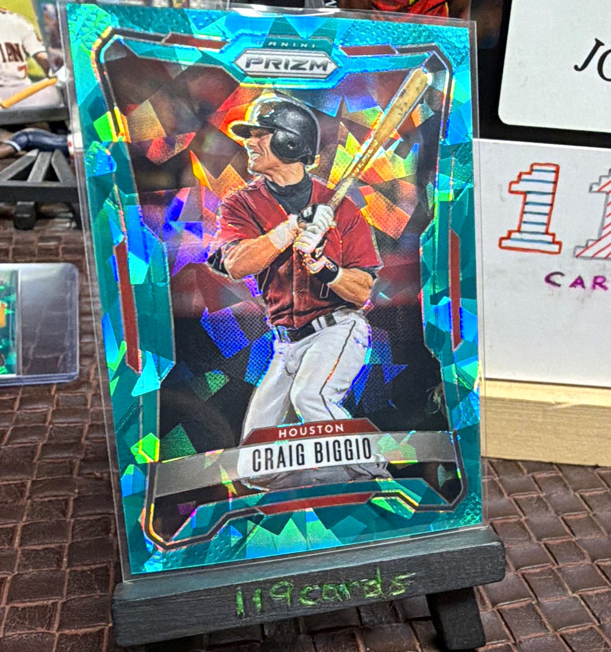 panini 2026 prizm baseball craig biggio astros #272 teal/green prizm 154/225