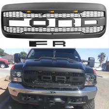 Front Grille Bumper Grill For 1999-2004 Ford F250 F350 Super Duty Raptor Style