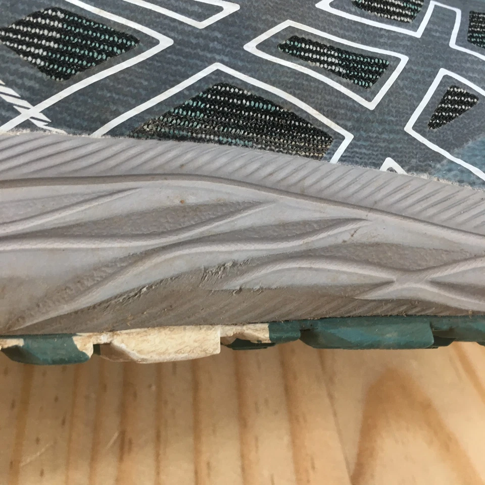 ASICS туфли женщин 8 гель-Excite Trail работает кроссовки зеленый шнурует вверх 1012B051 - Изображение 4 из 4