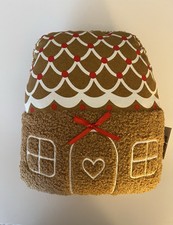 Target Bullseye's Playground Christmas Gingerbread House Pillow 11.5"H NWT 