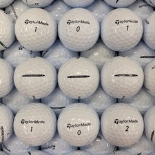50 TaylorMade SpeedSoft Used Golf Balls Bulk Lot 5A Mint Condition White