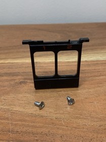 Nintendo OEM Nes Controller Port Set 1 & 2 w/ Front Plate - tested & cleaned