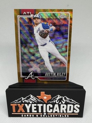 🔥✨ Austin Riley Gold Refractor # /50 - 2026 Topps Chrome ✨🔥