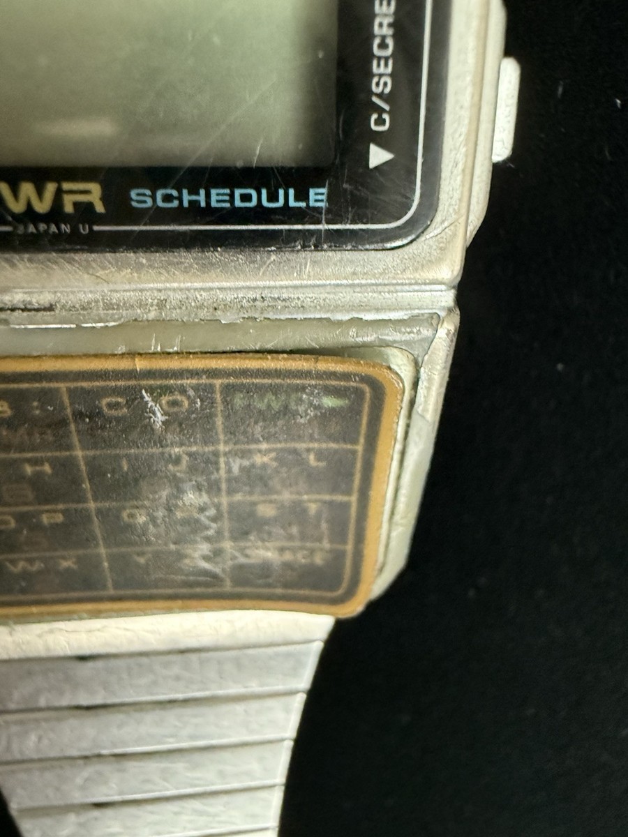 時計 CASIO DATA BANK micro cosmos Vintage Nos Casio Dbc-63 Micro Cosmos Telememo 50 Databank