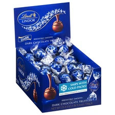 Lindt LINDOR Dark Chocolate Truffles 25.4oz Bag 🎃 60 Count Halloween Candy