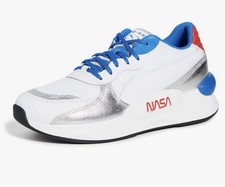 Puma RS 9.8 NASA Trainers UK 9 White/Silver Space Agency BNIB Unworn Rare