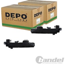2X DEPO LED BLINKER SATZ GRAU AUßENSPIEGEL VORNE passend für VOLVO S60 S80 V40 V