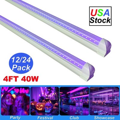 LED Black Light Bar 40W 4FT Tube for Club Party Festival to Creat Fun Atmosphere