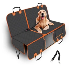 PetJoy Dog Car Seat Cover with Hammock Design – 600D Heavy Duty Waterproof