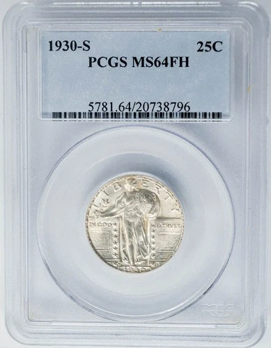 1930-S Standing Liberty Quarter 25c MS64 FH PCGS 951026-39