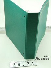 3-Ring Photo Binder w/ 25 Self Adhesive pages Vtg