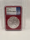 2019 $1 Silver Eagle .999  NGC MS70 First Day of Issue Red Core Holder (GE)