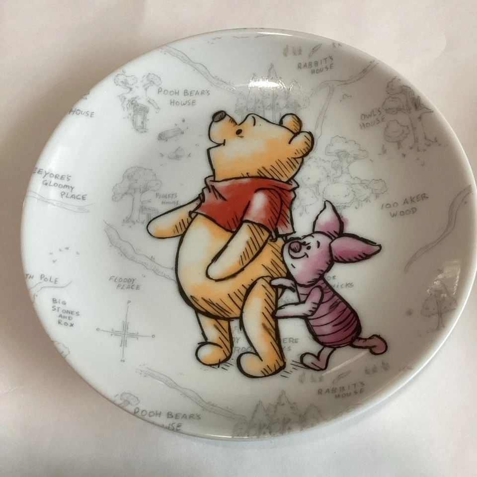 Disney Winnie The Pooh & Friends Appetizer Dessert Plates Set Of 4 Whimsical New - Image 3 of 4