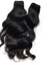 Indian Natural Wavy hair weft extensions 110gm per bundle