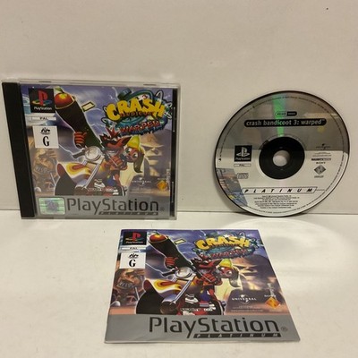 Crash Bandicoot 3 Warped PS1 PlayStation 1 PAL - VGC - Free Post