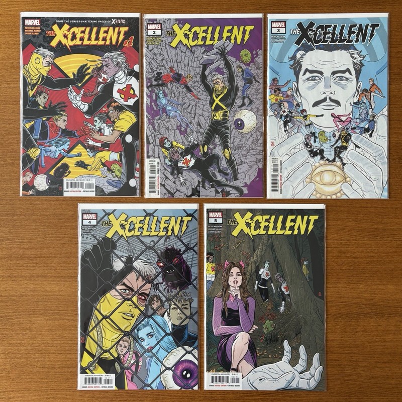 THE X-CELLENT #1 - 5 (2022) COMPLETE SERIES X-MEN MARVEL X-STATIX