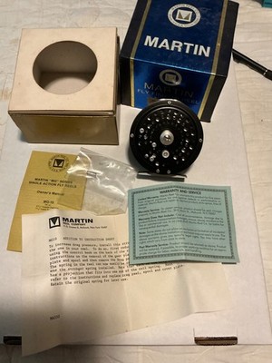 Vintage Martin MG-10 Multiplier Fly Fishing Reel 3:1 Ratio USA Box