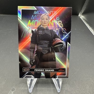 2023 TOPPS FINEST STAR WARS MOMENTS Fennec Shand #FM-4