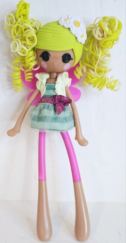 Lalaloopsy Girls Pix E Flutters Fashion Doll Original Outfit Wings Neon Green - Picture 8 of 9