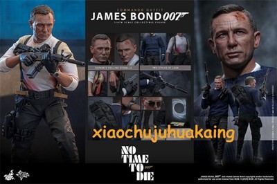 Hot Toys MMS804 James Bond Commando Outfit 1/6 Figure No Time To Die