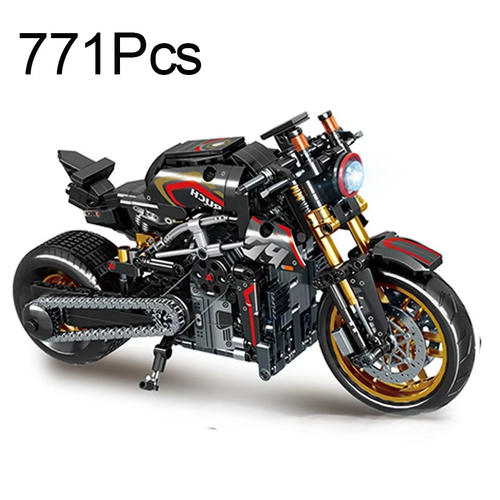 Technical Motorbike Building Blocks Bricks Sports Bike Bricks Toys New Sealed - Picture 11 of 30