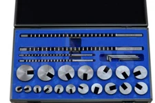 Shars 22PC No. 10-10A HSS Keyway Cutting Broach Bushing Shim Set New R}