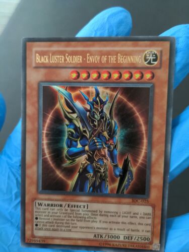 Yu-Gi-Oh! Black Luster Soldier IOC-025 Ilimitado Ultra Raro Excelente Estado - Imagen 4 de 5