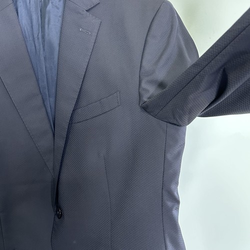 Massimo Dutti Collezioni Navy Extrafine Wool Single Breasted Sport Jacket Blazer - Picture 6 of 15