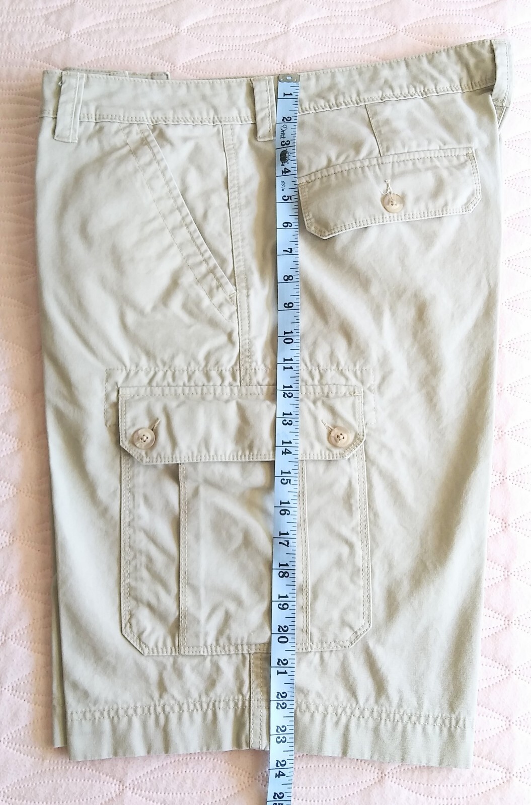 Camel Active Cargo Shorts Men's 38 Tan Khaki Beige Reinforced Seams 12" Inseam image 9