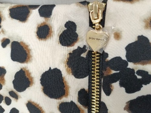 Betsey Johnson Leopard Cheetah Print Dress Size 0 NWT $98 - Picture 11 of 16