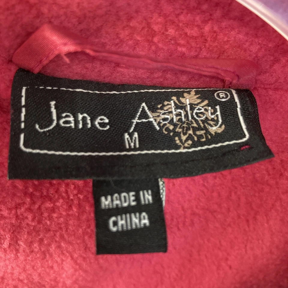 Chaleco Jane Ashley Mujer’s Medio Rosa Gris Acolchado Cremallera Completa Forrado de Vellón Informal Foto 4 de 4