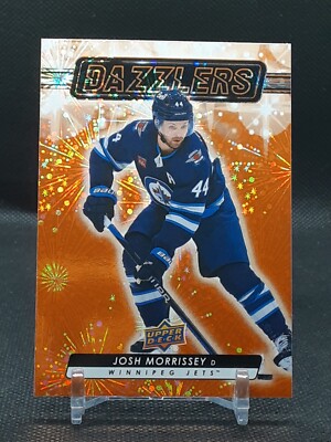 JOSH MORRISSEY 2023-24 UPPER DECK DAZZLERS ORANGE JETS | eBay